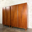 Pair Of Stonehill ‘His & Hers’ Teak Wardrobes 1960s Mid Century Vintage Retro MCM