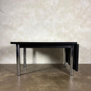 Six Black Marcel Breuer Cesca Bauhaus Dining Chairs With Matching Extending Dining Table Mid Century Vintage Retro MCM