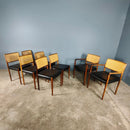 SOLD 8 x Model 80 Dining Chairs By Niels Møller From J.L Møllers Mid Century Vintage Retro