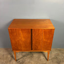 SOLD Mid Century Teak Drinks Cocktail Cabinet Vintage Retro MCM