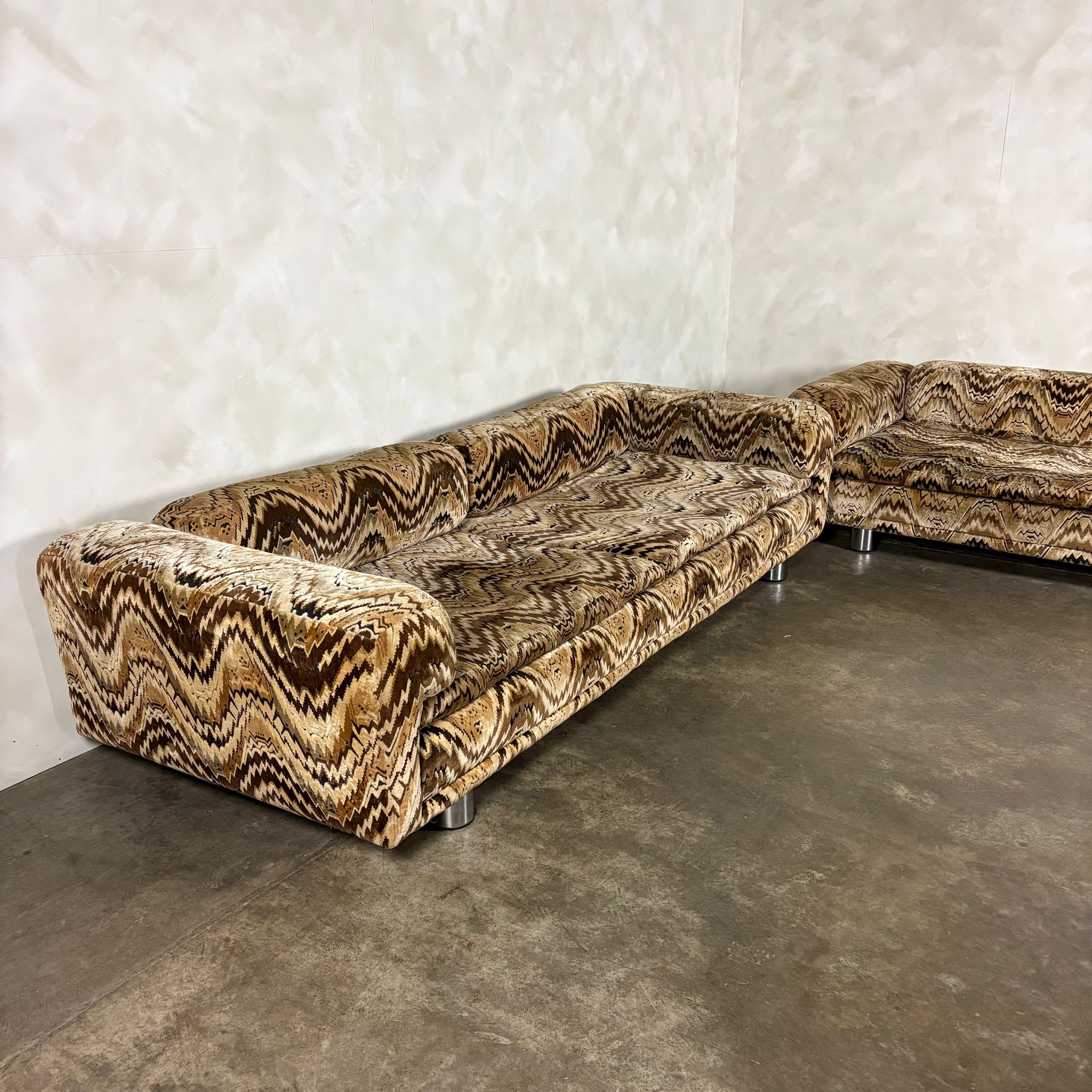 Howard Keith Original Diplomat Three Seater Sofa By HK London Diplomat Mid Century Vintage Retro MCM