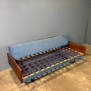 SOLD Robin Day For Hille 1958 Sofa Bed/Three Seater Sofa Blue Velvet Mid Century Vintage Retro MCM