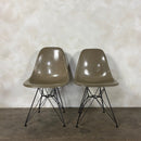 Pair Of DSR Dining Chairs Charles & Ray Eames 1960s Mid Century Vintage Retro MCM