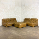 Tetrad Nucleus Leather Armchairs/Sofa Lounge Suite Mid Century Vintage Retro MCM