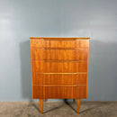 Pair Of ‘His & Her’ Teak Chest Of Drawers/Tall Boys Austinsuite Mid Century Vintage Retro MCM