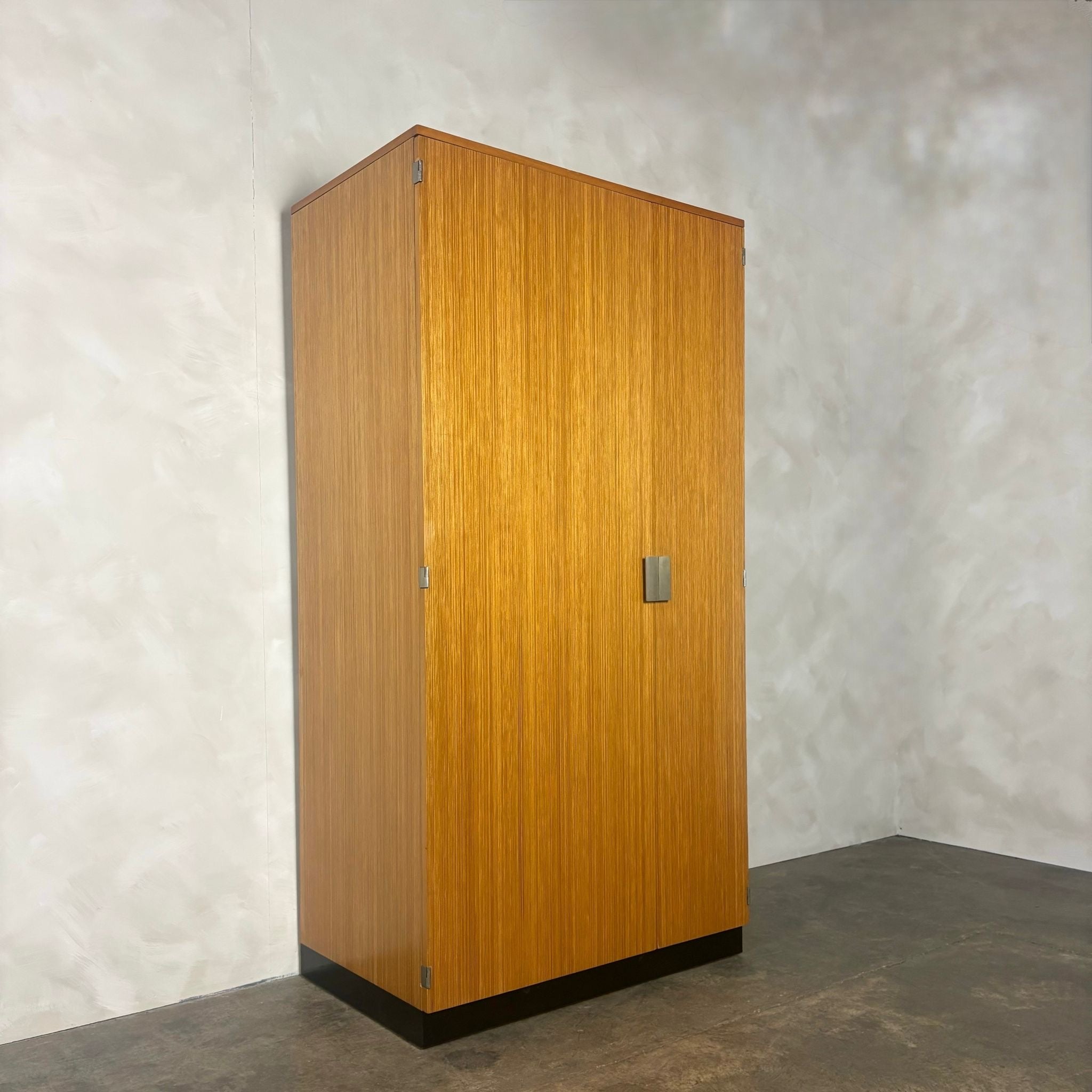 SOLD Mid Century Stag Fineline Pair Of Wardrobes By John & Sylvia Reid Vintage Retro MCM