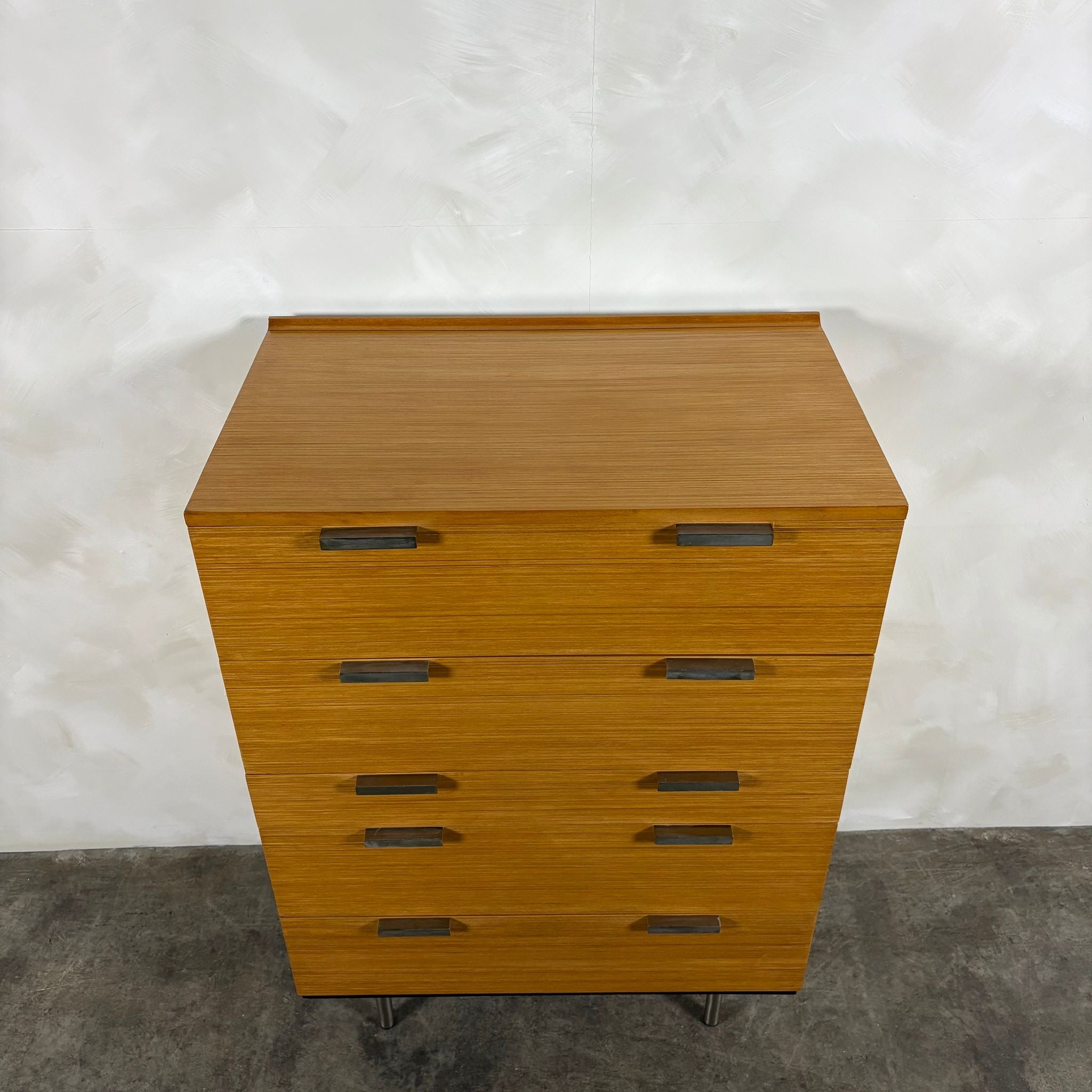 Mid Century Stag Fineline Tall Boy/Chest Of Drawers By John & Sylvia Reid Vintage Retro MCM