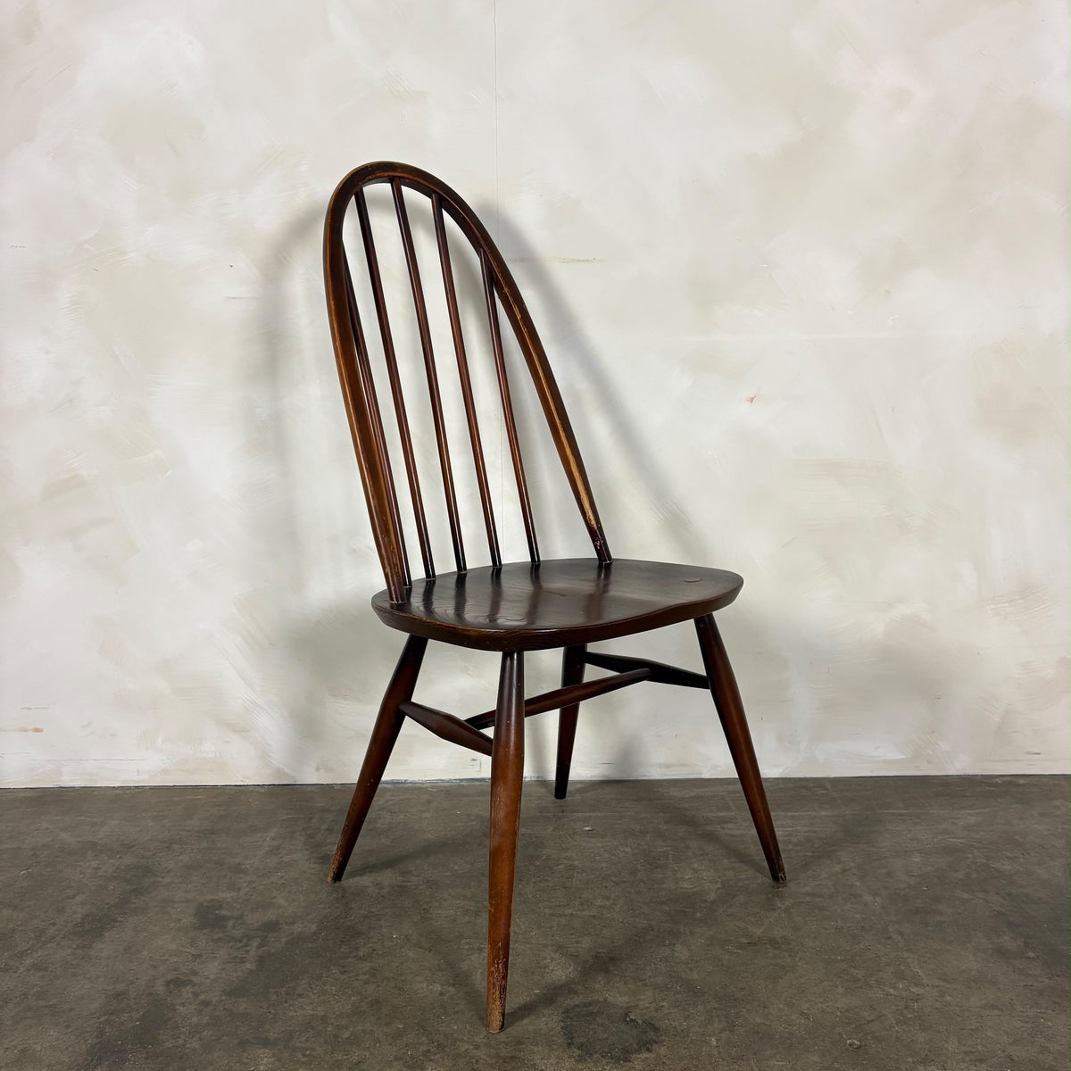 Set Of Four 1960s Ercol Quaker Windsor Dining Chairs Mid Century Vintage Retro MCM