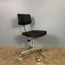 SOLD Black Danish Office Kevi Swivel Chair By Jørgen Rasmussen For Labofa Mobler Mid Century Vintage Retro MCM