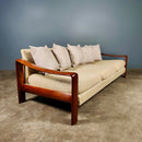 SOLD Mid Century Danish Three Seater Sofa Vintage Retro MCM