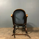 Early Victorian Beech Thonet Bentwood Rocking Chair Antique