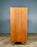 SOLD Mid Century Teak Tall Boy Chest Of Drawers Meredew Vintage Retro MCM