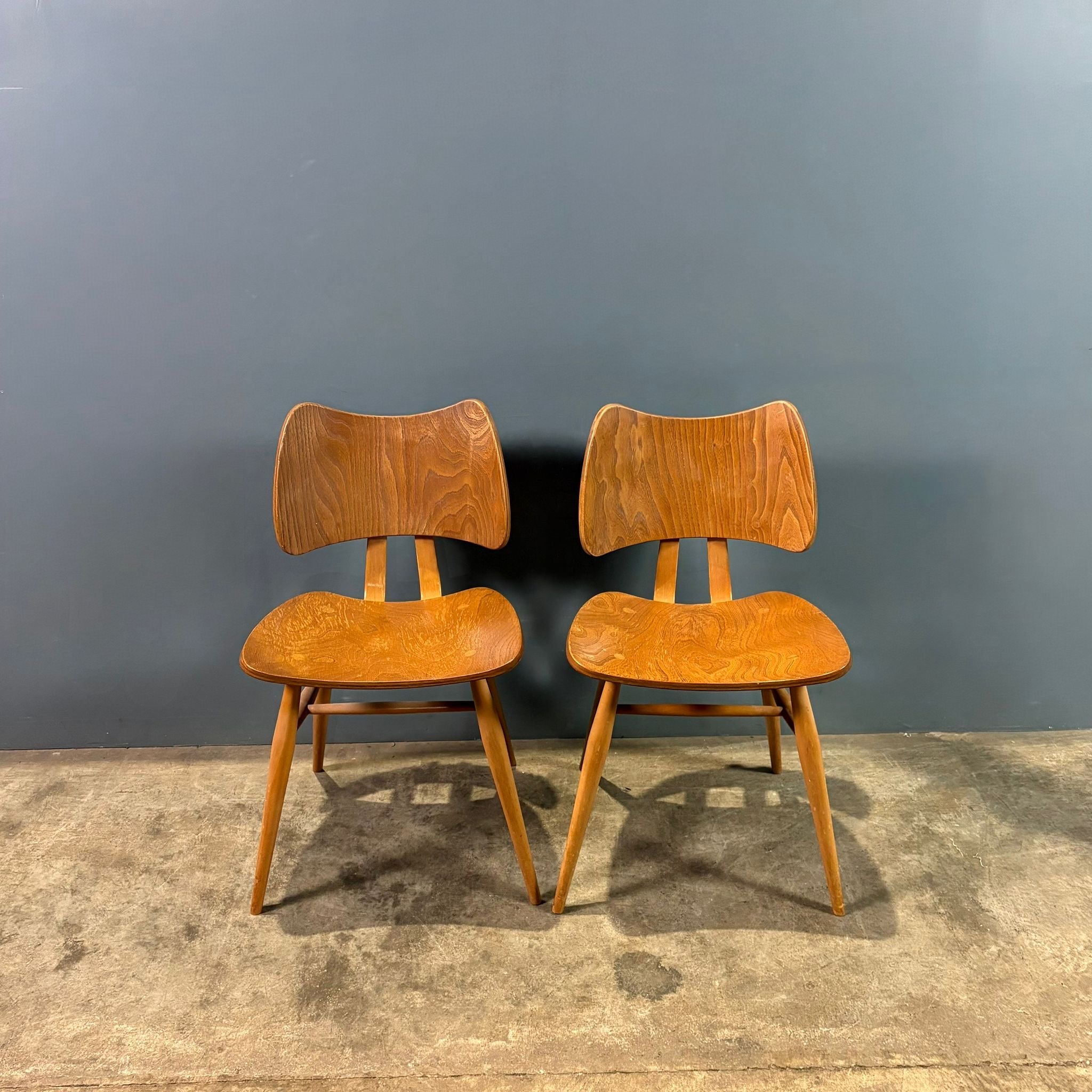 Ercol Butterfly Model 401 Rare Dining Chair Early 1950s Mid Century Vintage Retro MCM