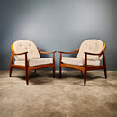 SOLD Greaves & Thomas Pair Of Lounge Chairs Mid Century Vintage Retro MCM