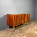 SOLD Nipu Super Top Rosewood Tambour Sideboard Credenza Mid Century Vintage Retro MCM