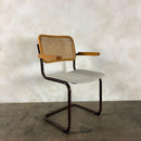 Four Brown Cesca Cane Rattan Marcel Breuer Dining Chairs Mid Century Vintage Retro MCM