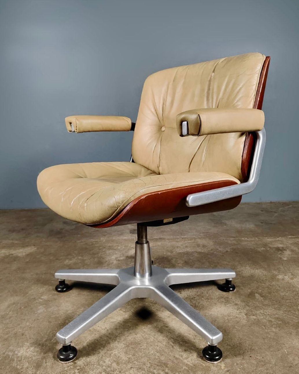 SOLD Mid Century Giroflex Desk Office Chair By Karl Dittert For Martin Stoll Vintage Retro MCM