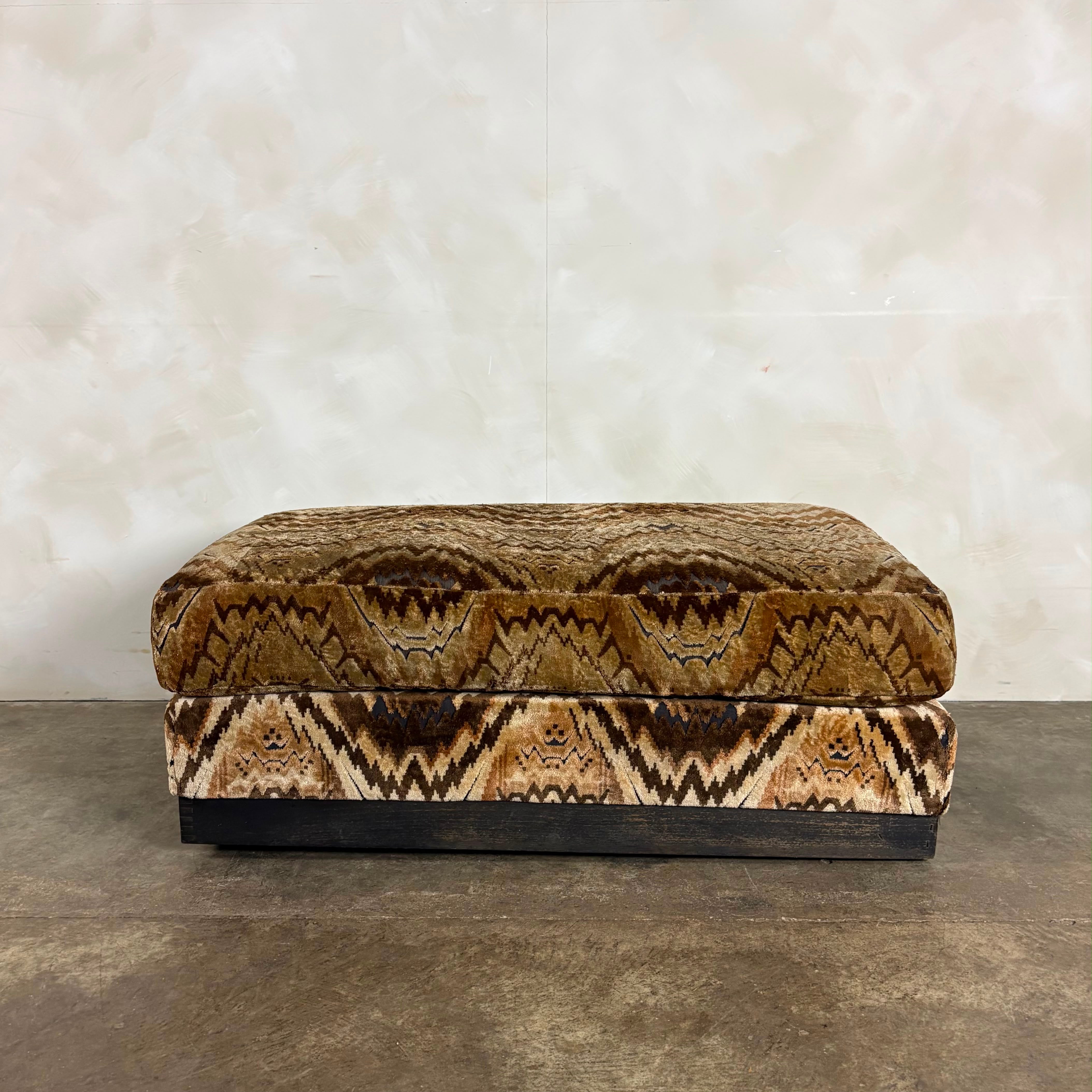 Howard Keith Footstool/Ottoman Diplomat Barbican HK London Mid Century Vintage Retro MCM