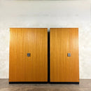 SOLD Mid Century Stag Fineline Pair Of Wardrobes By John & Sylvia Reid Vintage Retro MCM