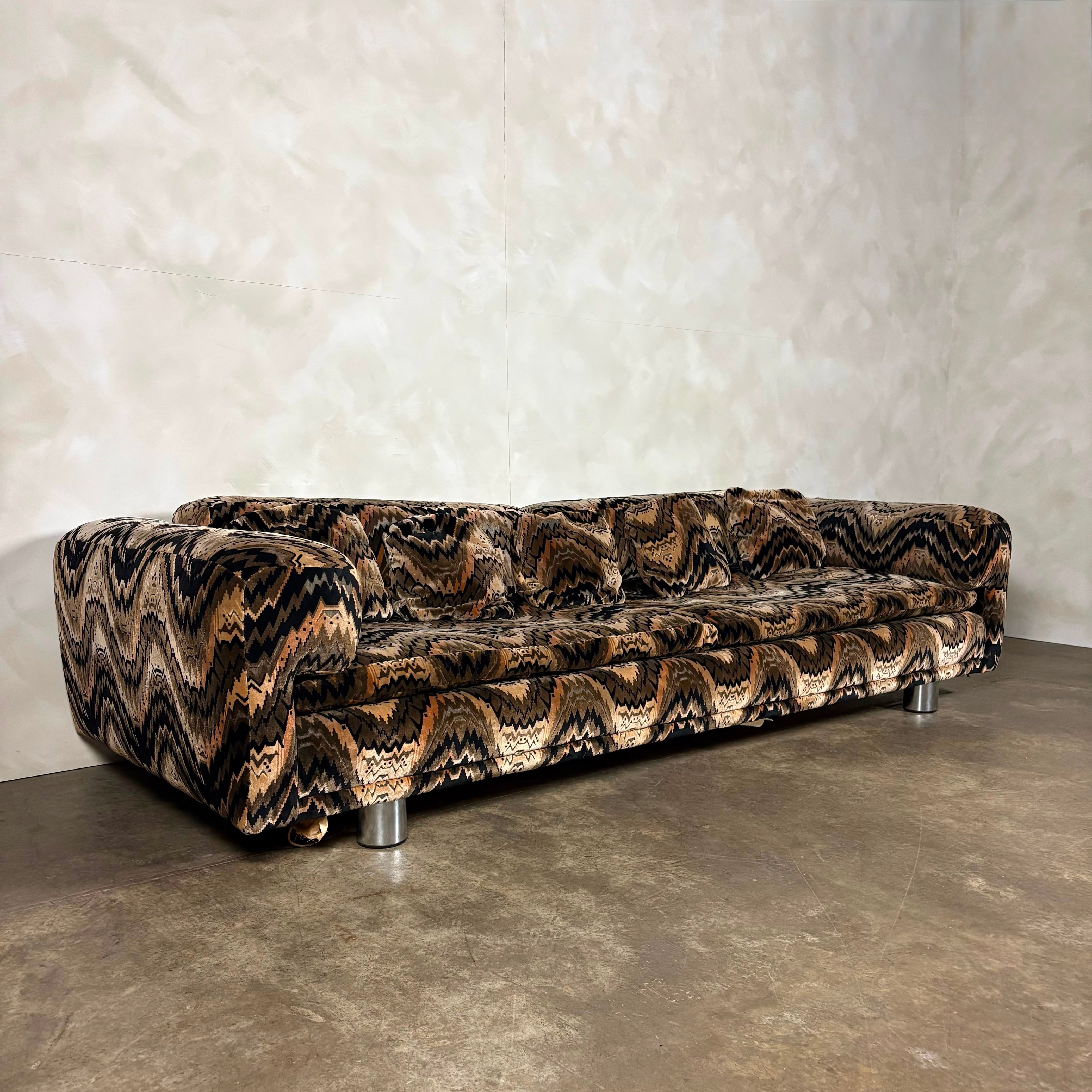 Howard Keith Original Diplomat Three Seater Sofa By HK London Diplomat Mid Century Vintage Retro MCM