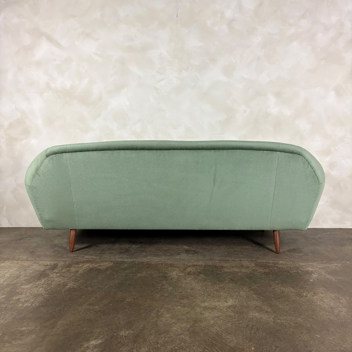 Greaves & Thomas Green Four Seater Sofa Bed Mid Century Vintage Retro MCM