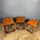 G Plan Quadrille Teak Nest Of Tables Mid Century Vintage Retro MCM