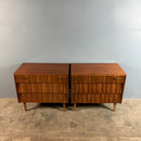 SOLD Teak Avalon Yatton Waterfall Chest Of Drawers Mid Century Vintage Retro MCM