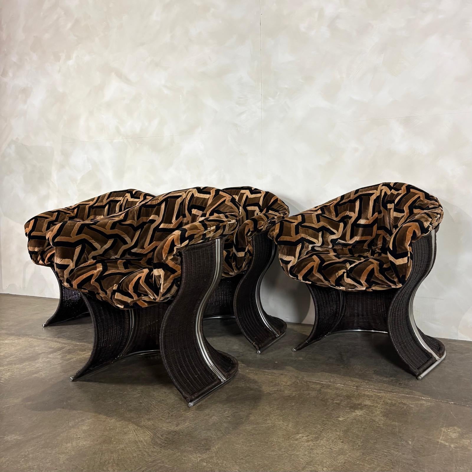 SOLD Four Venus Pieff Dining Chairs Mid Century Vintage Retro MCM