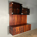 Pieff Rosewood Modular Wall Shelving Units Mid Century Vintage Retro MCM
