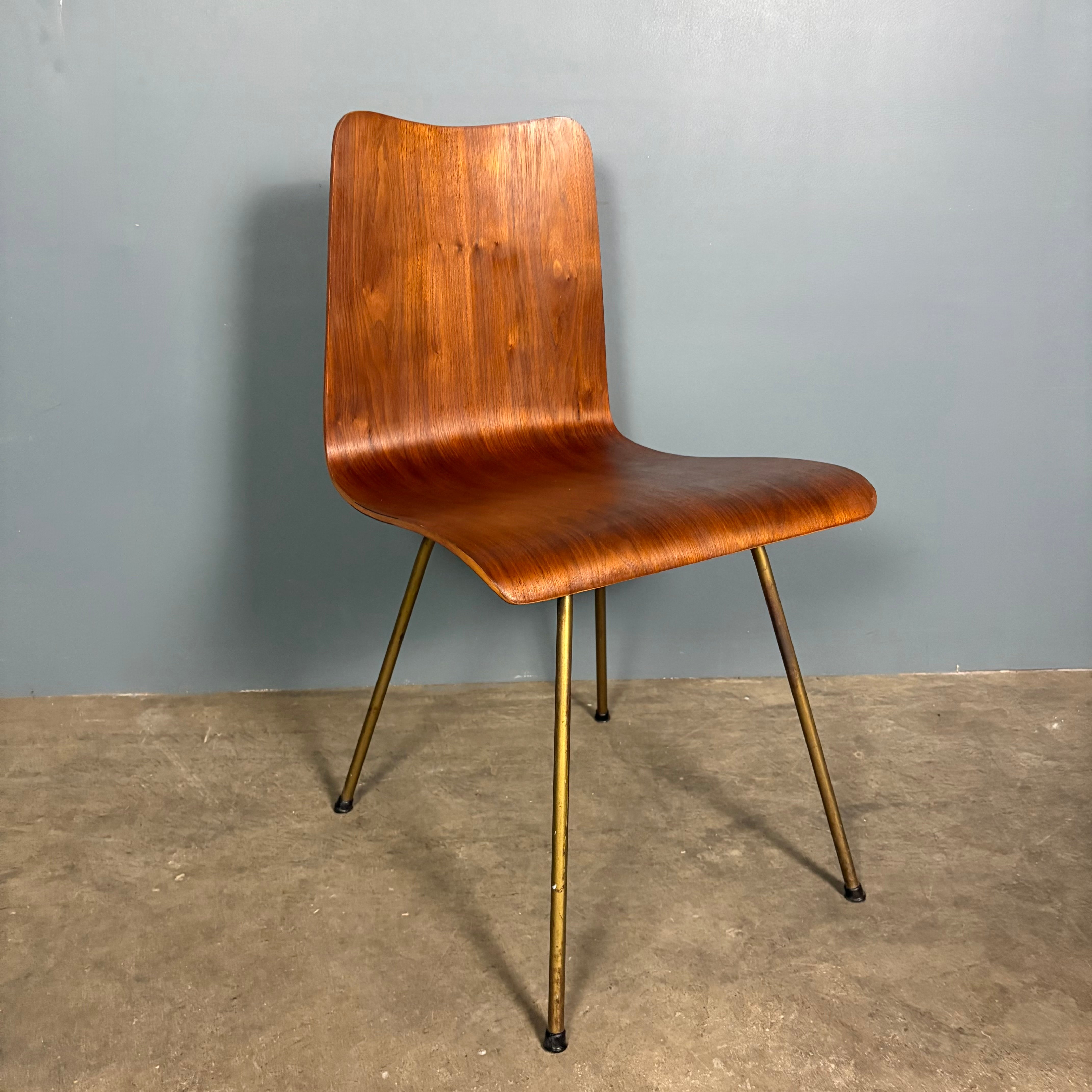 Sligh Lowry American Walnut Tambour Desk and Chair Mid Century Vintage MCM Retro
