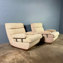 Pair Of Modular Armchairs/Two Seater Sofa Mid Century Vintage Retro MCM