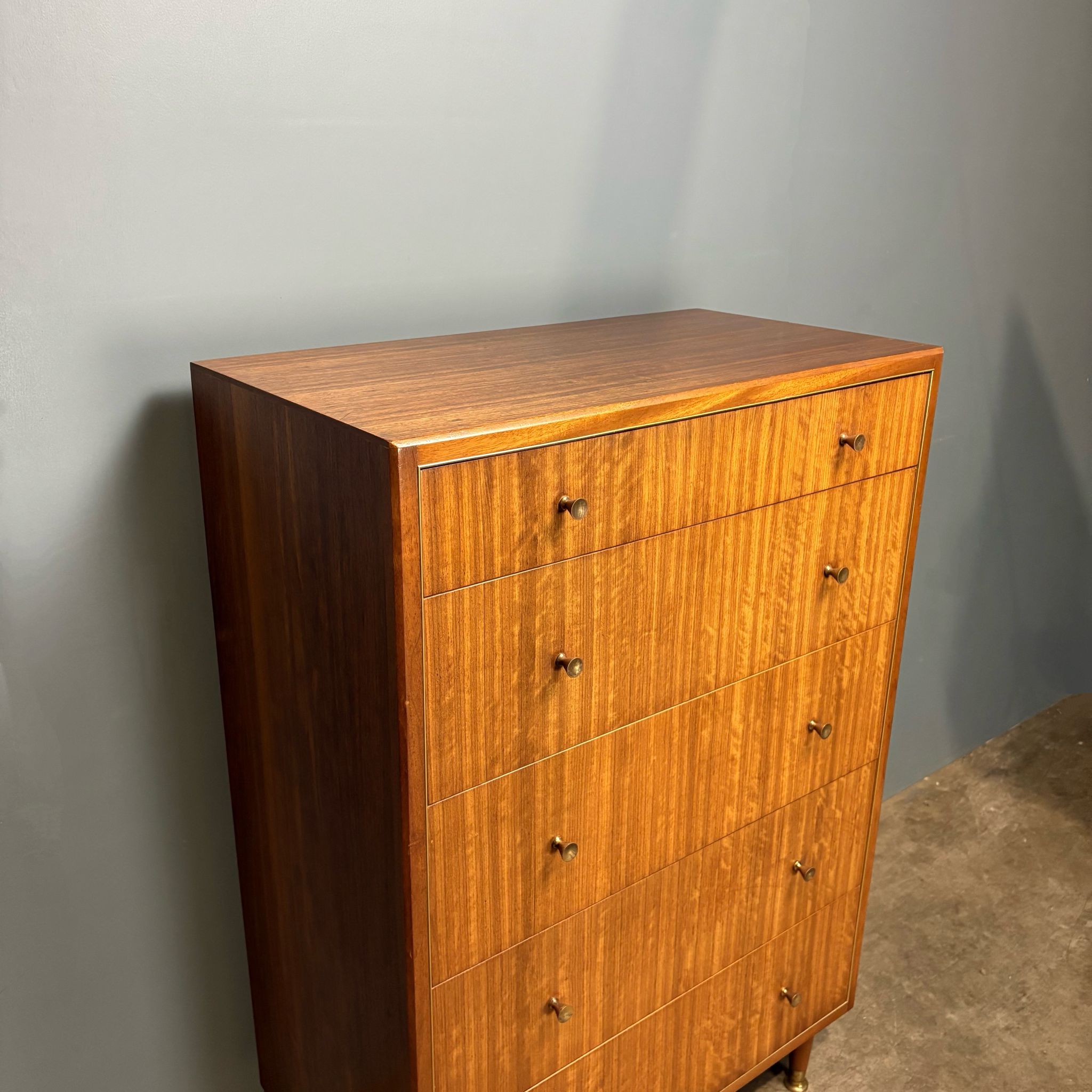 Herbert E Gibbs Tallboy/Chest Of Drawers Mid Century Vintage Retro MCM