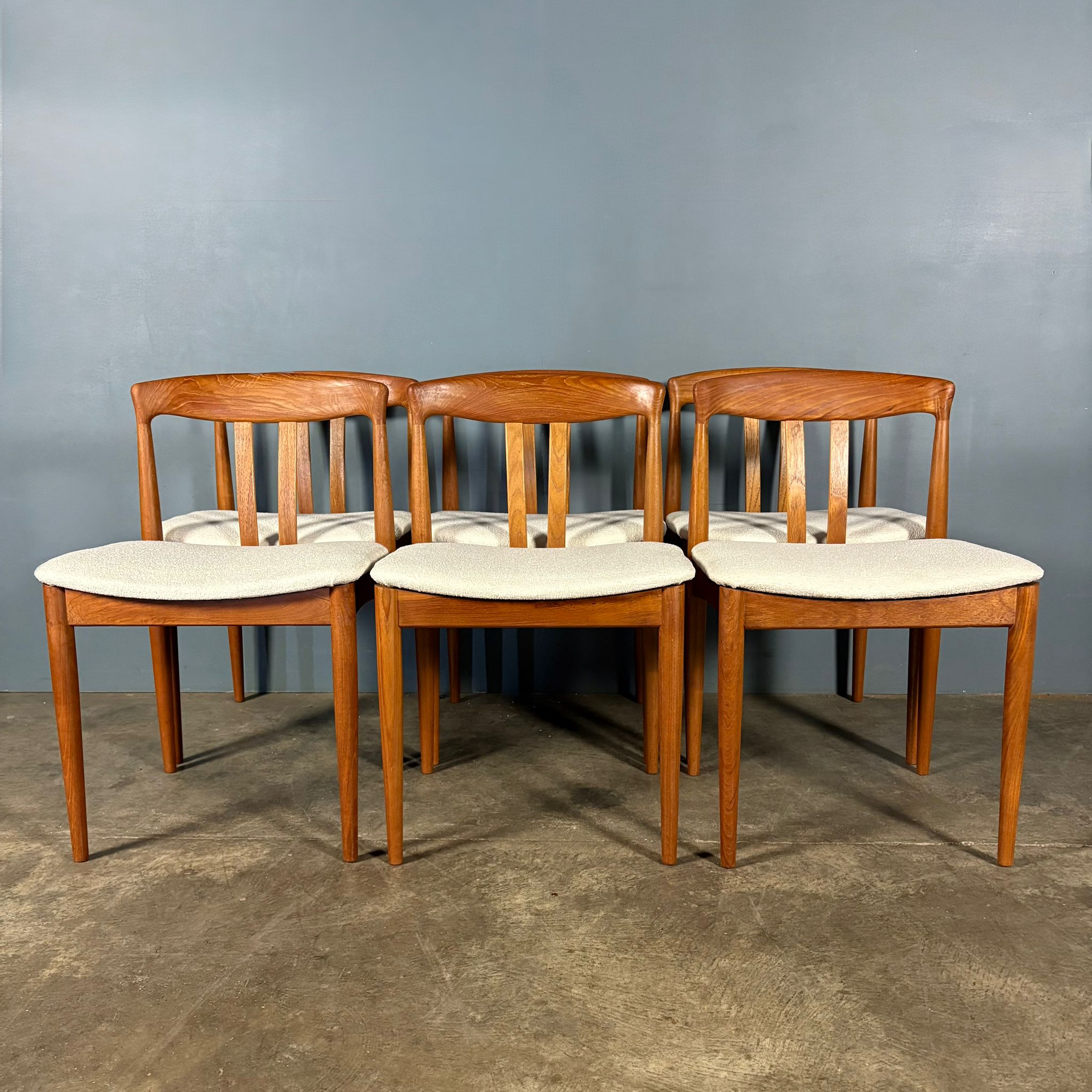 6 x Bramin Danish Teak Dining Chairs Mid Century Vintage Retro MCM