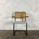 Four Brown Cesca Cane Rattan Marcel Breuer Dining Chairs Mid Century Vintage Retro MCM