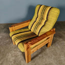Mid Century Yngve Ekström Style Swedish Pine Two Seater Sofa & Armchair Vintage Retro MCM