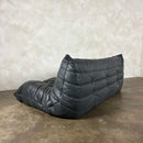 Togo Sofa Set Michel Ducaroy Ligne Roset Grey Leather Mid Century Vintage Retro MCM