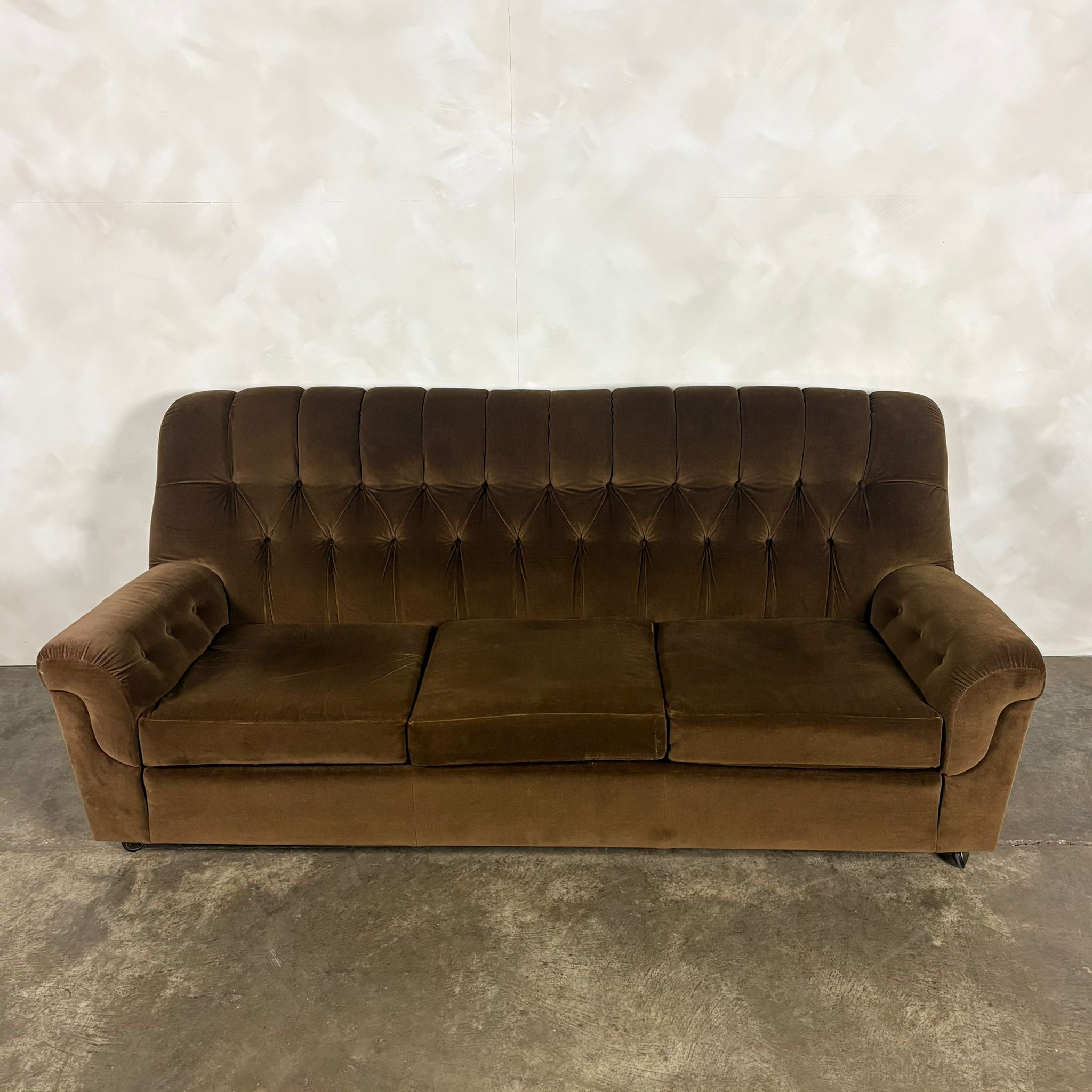 SOLD Mid Century G Plan Bronte Brown Three Seater Sofa Vintage Retro MCM