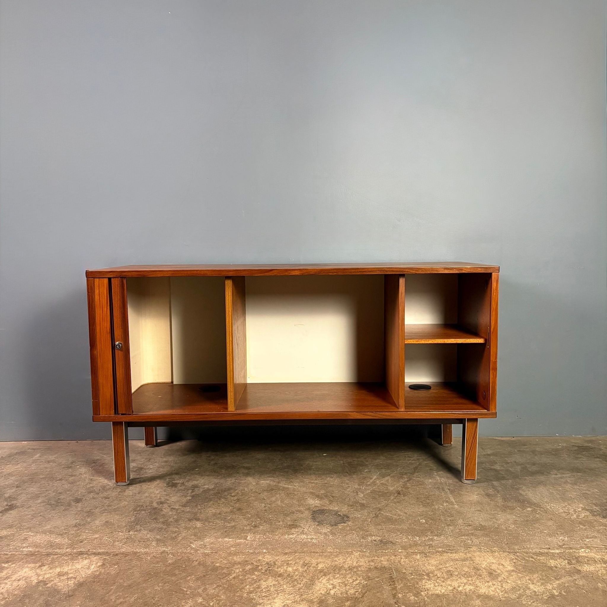 SOLD Nipu Super Top Rosewood Tambour Sideboard Credenza Mid Century Vintage Retro MCM
