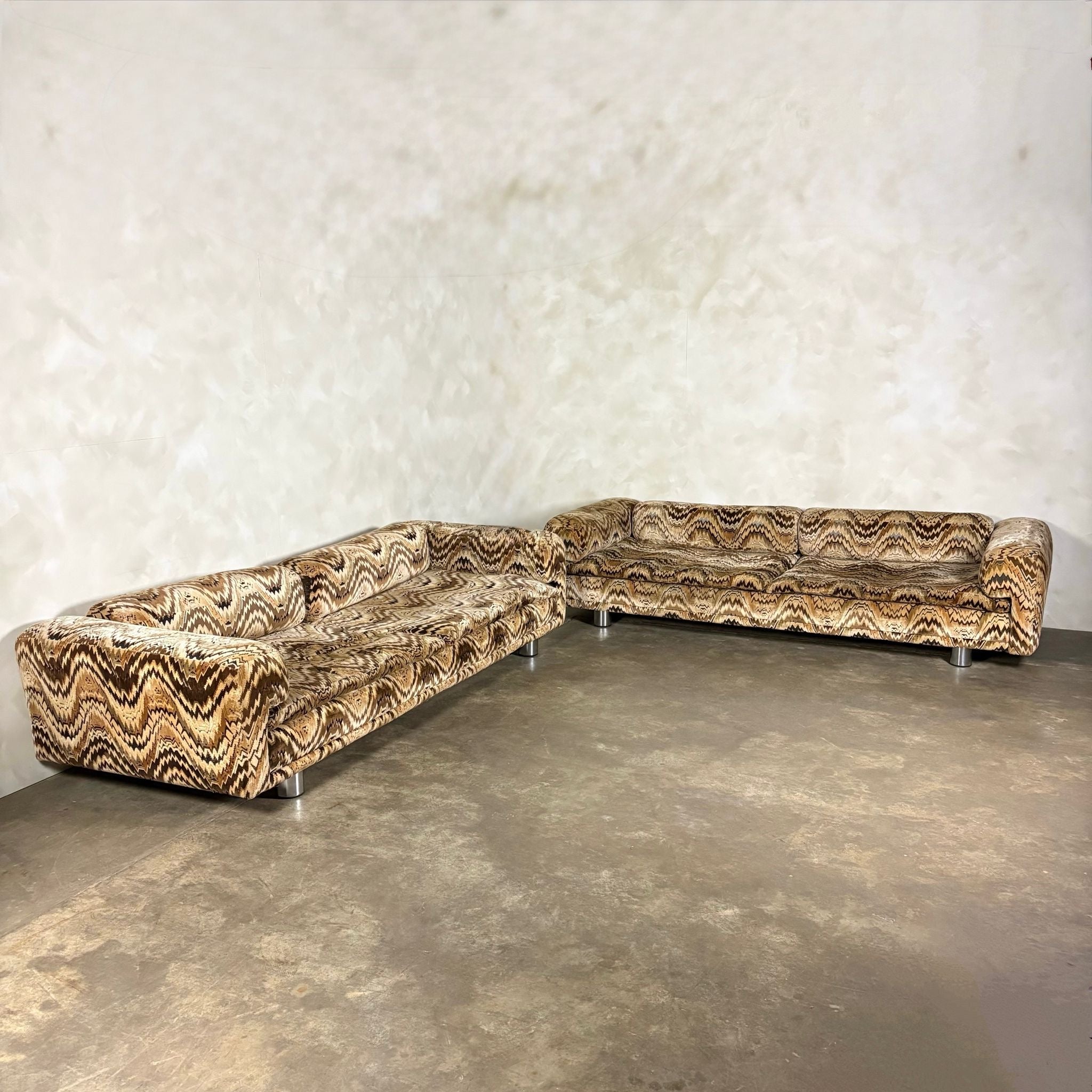 Howard Keith Original Diplomat Three Seater Sofa By HK London Diplomat Mid Century Vintage Retro MCM
