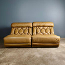 Pair Of Tetrad Leather Armchairs/Two Seater Sofa Mid Century Vintage Retro MCM