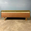 Hans Wegner Style Green Chequered Sofa Bed Daybed Mid Century Vintage Retro MCM
