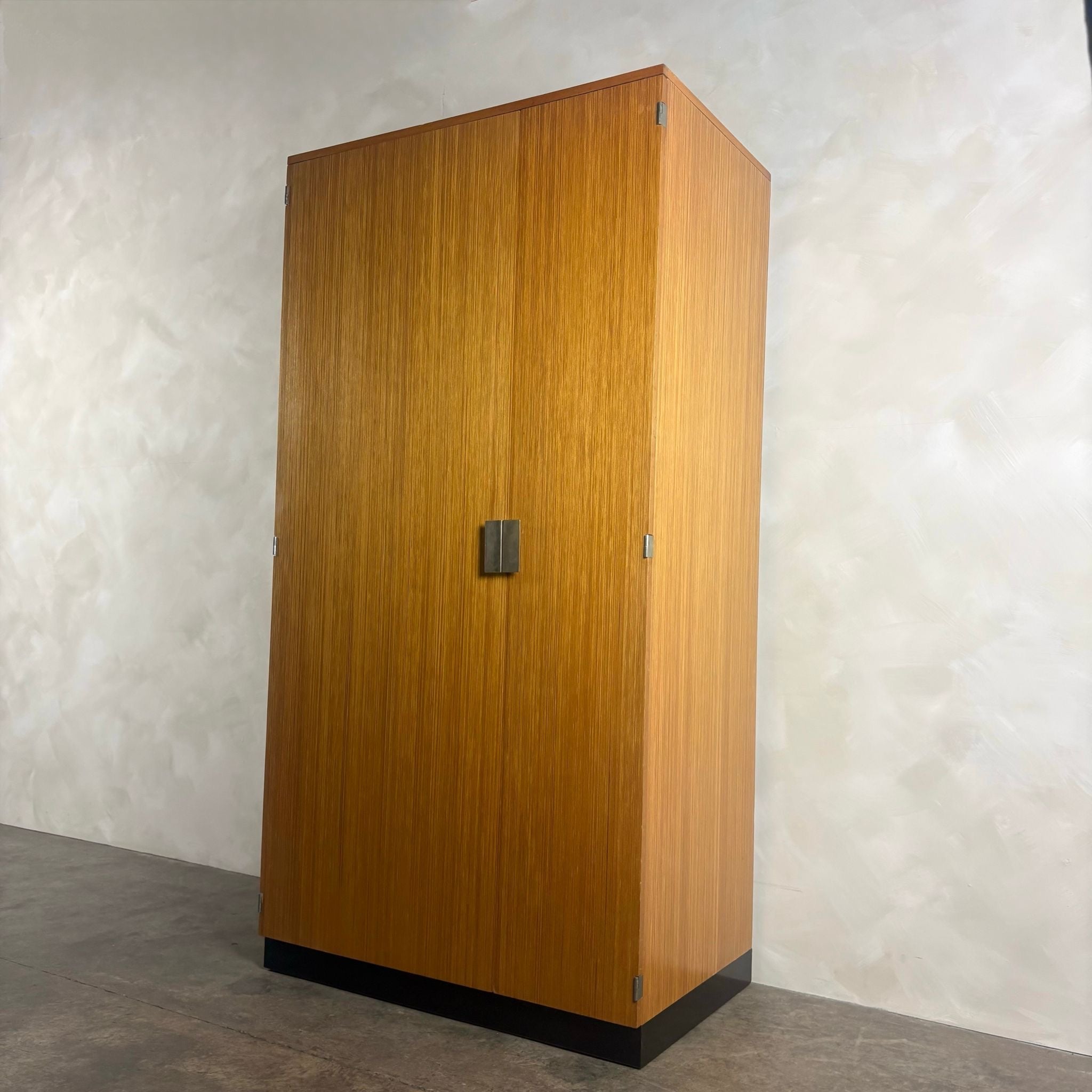 SOLD Mid Century Stag Fineline Pair Of Wardrobes By John & Sylvia Reid Vintage Retro MCM
