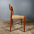 Papercord Danish Dining Chair By Arne Hovmand-Olsen For Mogens Kold Mid Century Vintage Retro MCM