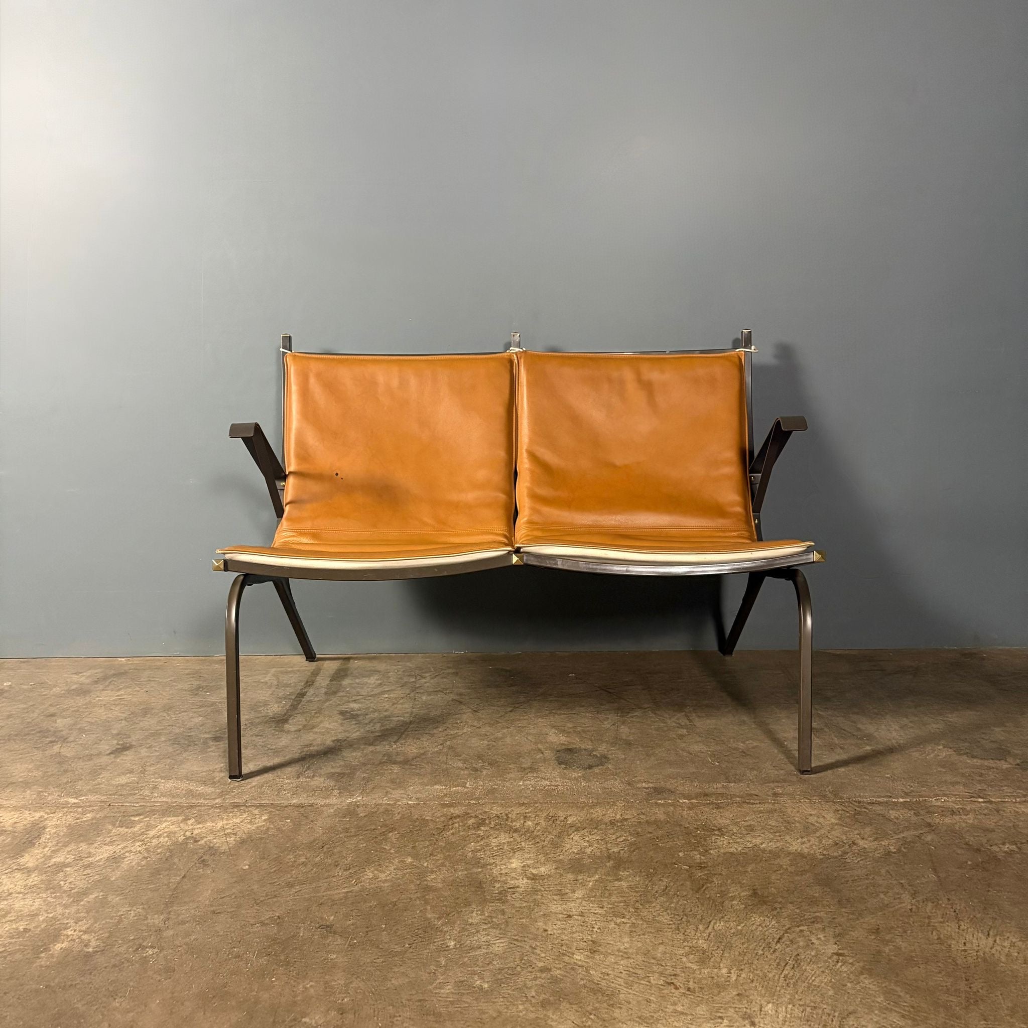 Mid Century Tord Björklund Mira Two Seater Sofa For Ikea 1980s Vintage Retro MCM