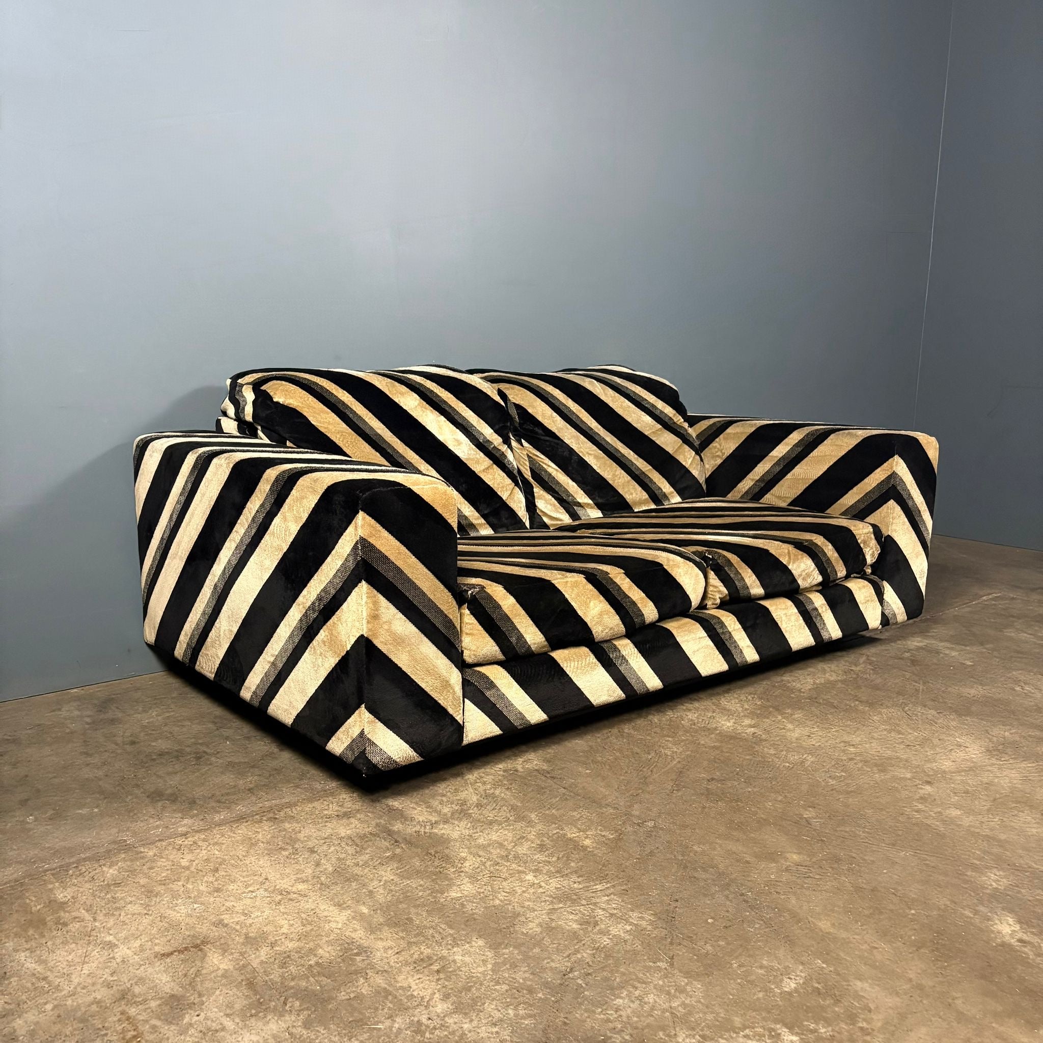 SOLD Howard Keith Original Barbican Matching Three Seater Sofa & Two Seater Sofa By HK London Diplomat Mid Century Vintage Retro MCM