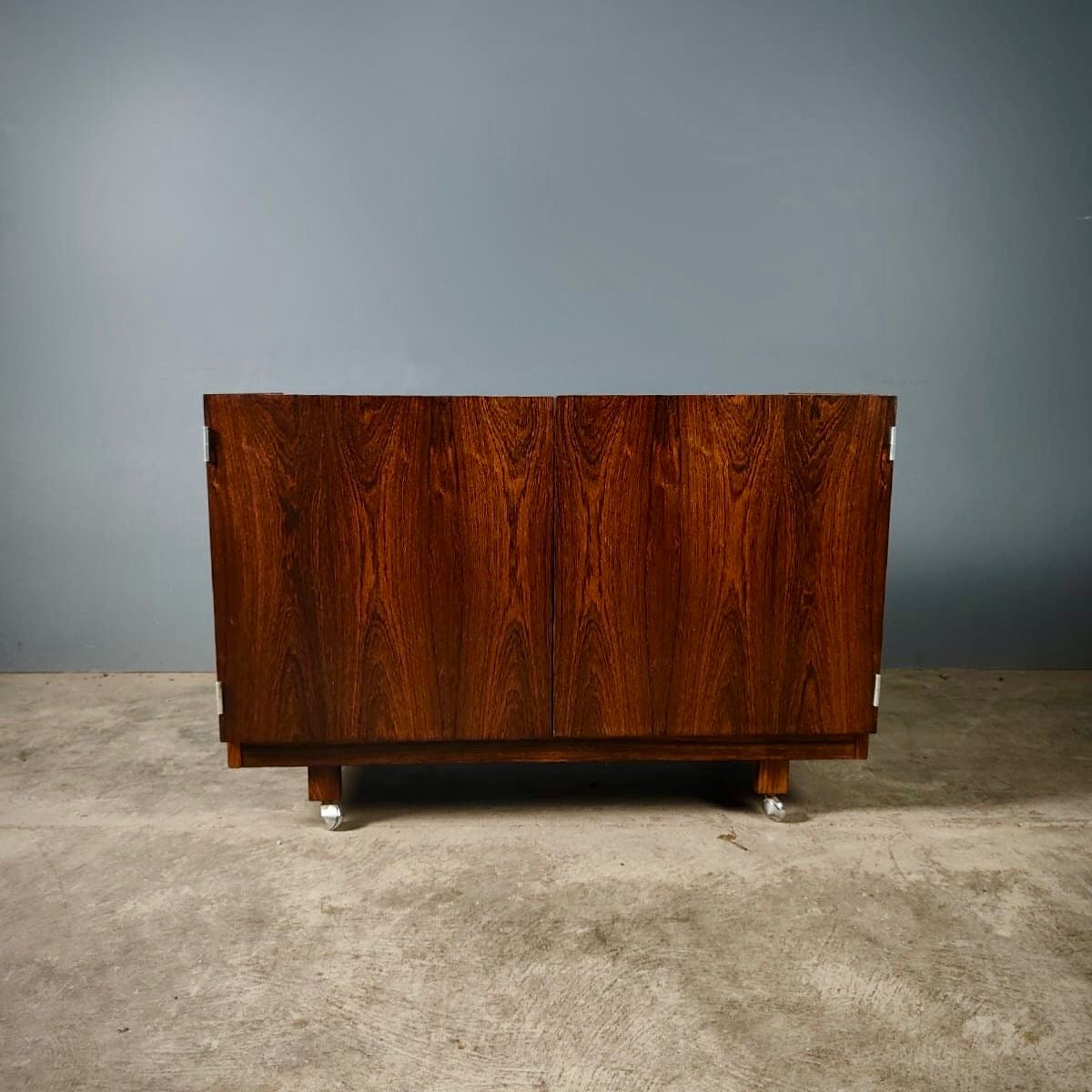 SOLD Robert Heritage Archie Shine Planar Cabinet Trolley Rosewood Sideboard Console Table Mid Century Vintage Retro MCM