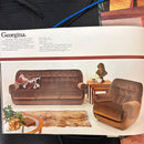 SOLD Mid Century G Plan Georgina Yellow Three Seater Sofa & Matching Pair Of Armchairs Yellow Velvet Vintage Retro MCM