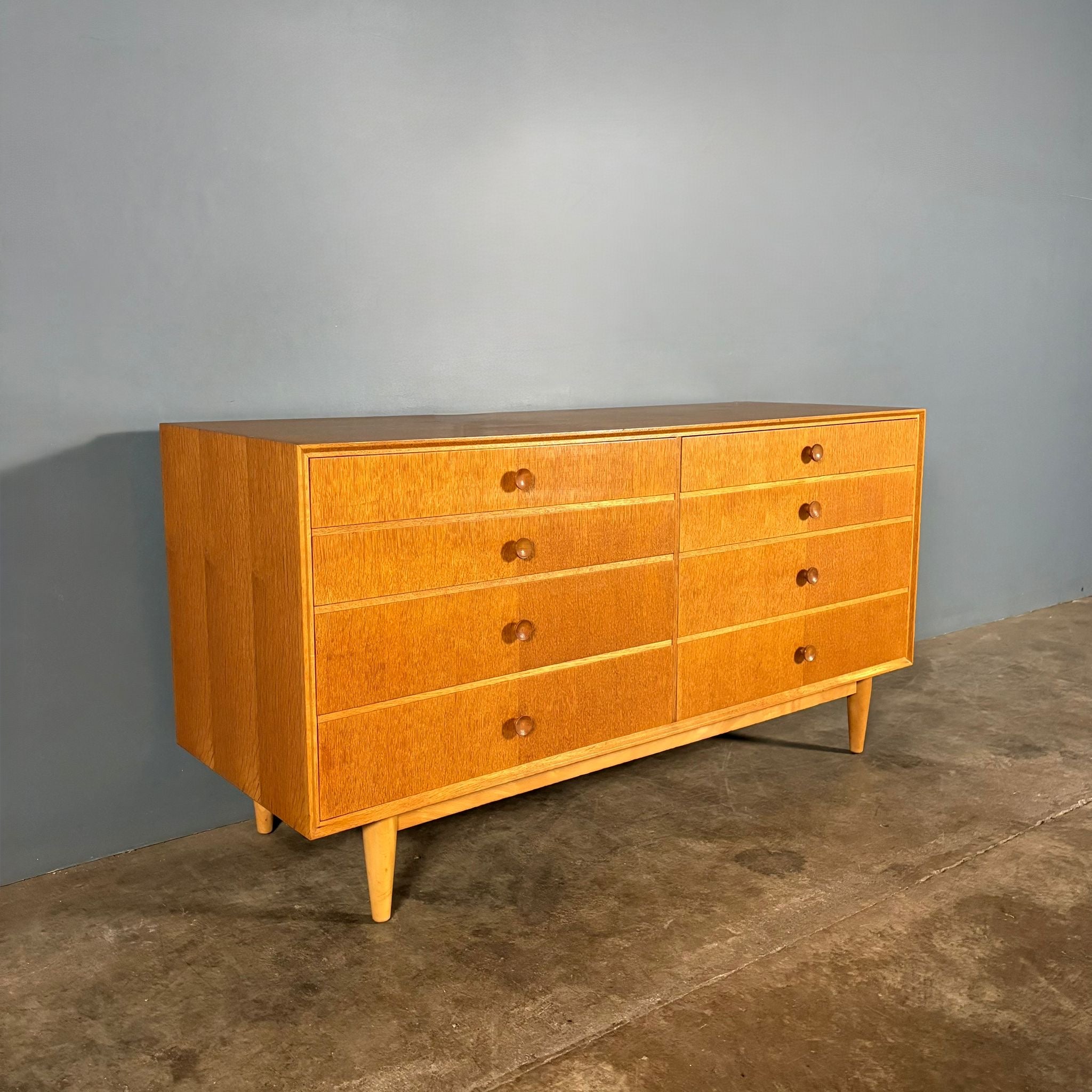 SOLD Meredew Chest Of Drawers Oak Mid Century Vintage Retro MCM