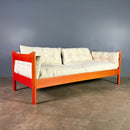 Red Habitat Vico Magistretti Carimate Three Seater Sofa/Daybed Mid Century Vintage Retro MCM