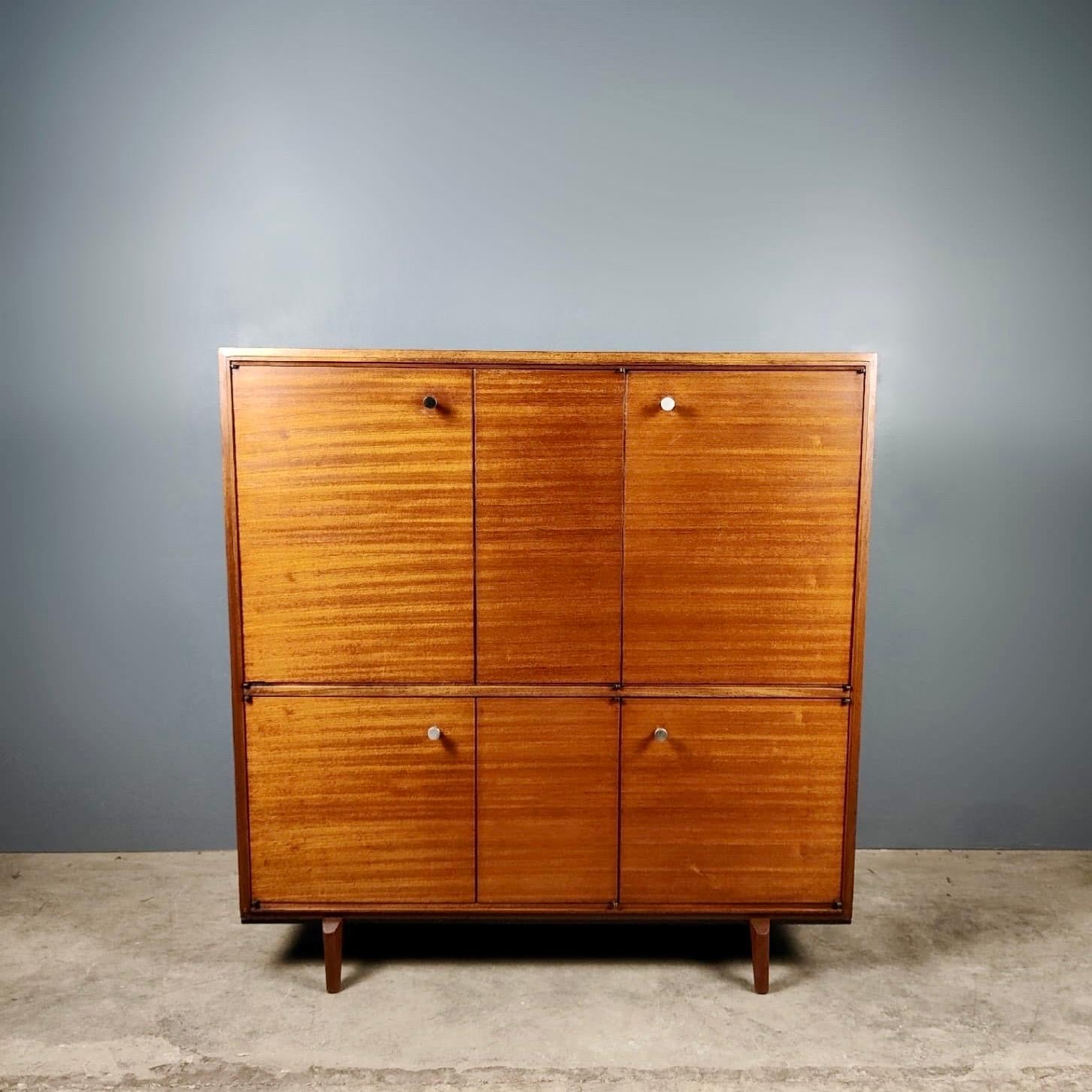 SOLD Robert Heritage Slim Tall Sideboard/Drinks Cabinet Storage Mid Century Vintage Retro MCM